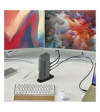 acer U301 Usb 3.0 Dock for Windows | 2 x Hdmi ports | 2 Usb 3.1 Gen 1 ports | 4 Usb 2.0 Ports | Gigabit Ethernet | Requires One Usb 3.1 Type A or Usb