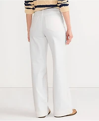 Lands' End Women's High Rise Wide Leg Denim Jeans