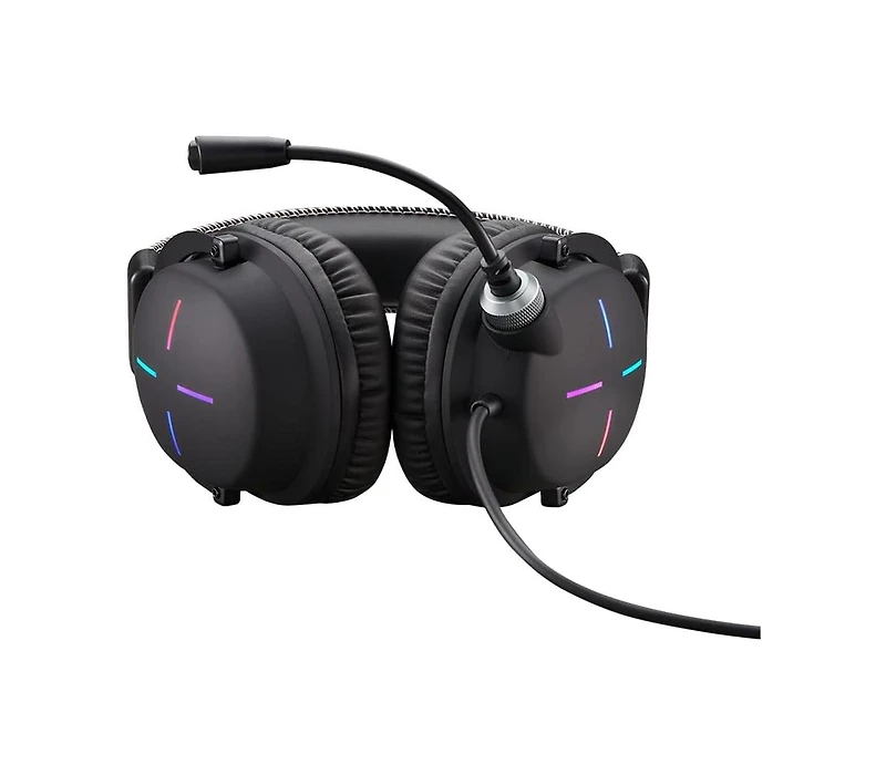 acer Nitro Gaming Headset Ii: 50mm Drivers | Retractable Omni-Directional Noise-Canceling Microphone with On-Cable Controls | Over-Ear Design with Rgb