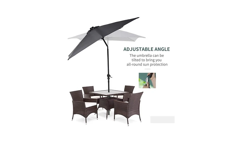 Large Outdoor Beach Umbrella for Sun Protection and Beach Shade