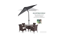Large Outdoor Beach Umbrella for Sun Protection and Beach Shade