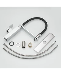 Single-Handle Pull-Down Sprayer 1 Spray High Arc Kitchen Faucet