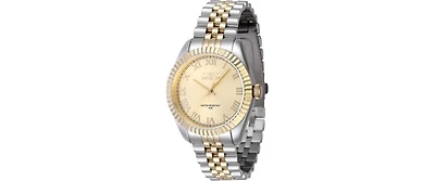 Invicta Women's 47416 Specialty Quartz 3 Hand Gold Dial Watch