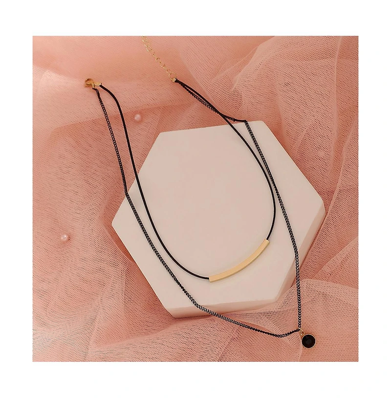 Bar Charm Multi-Layer Necklace