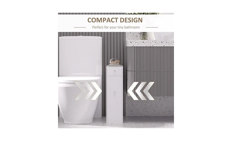 Paper Cabinet / Side Table / Bathroom Corner Cabinet Space-Saving Storage for Bathroom or Home Use
