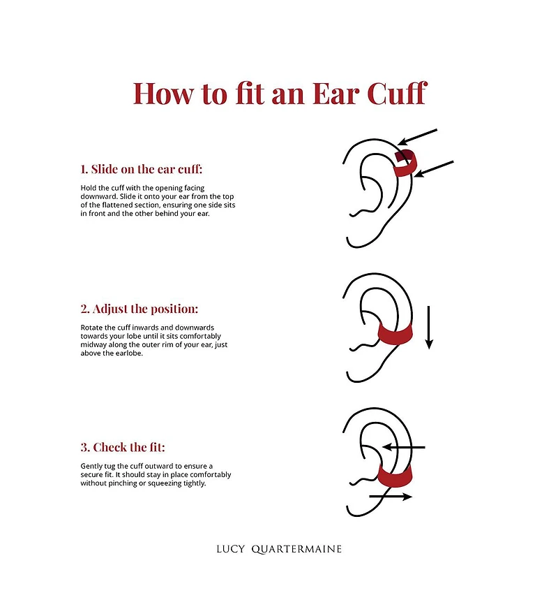 Art Deco Ear Cuff Earring