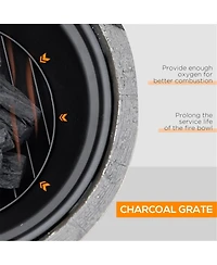 Outdoor Fire Pit Portable Backyard Fire Pit for Patio, Garden, and Campfire Gatherings