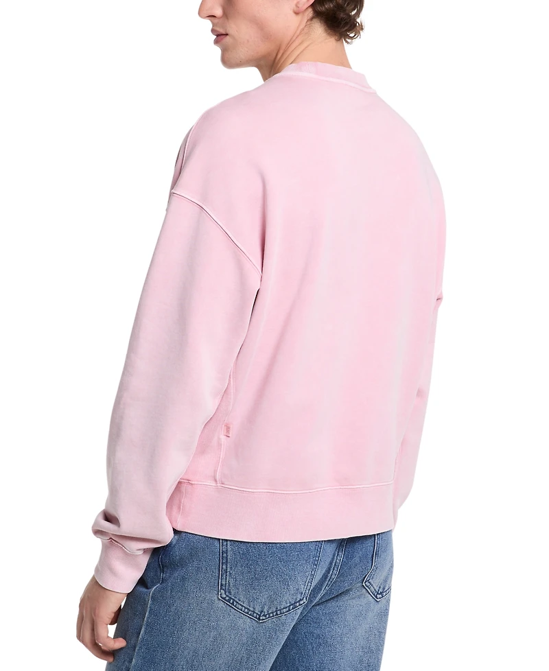 Michael Kors Men's French Terry Crewneck Logo Sweatshirt
