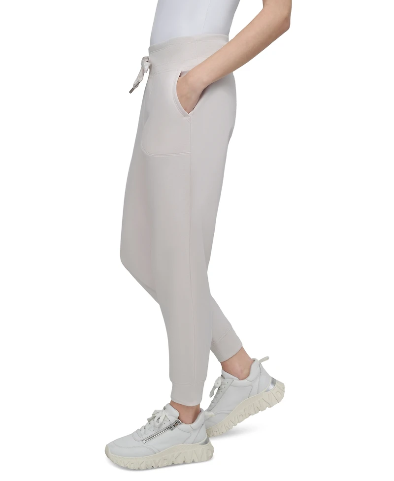 Dkny Sport Women's Logo-Drawstring High-Rise Joggers