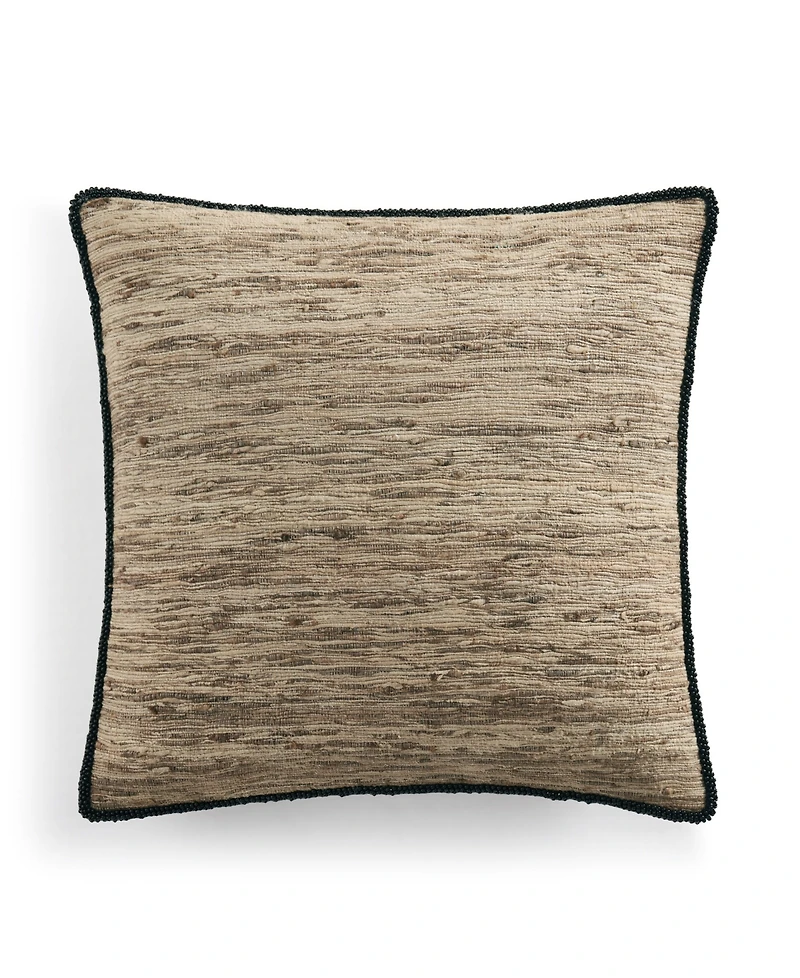 Donna Karan Home Beaded Decorative Pillow, 16" x 16"
