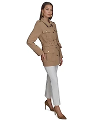 Donna Karan New York Women's Belted Crepe Jacket