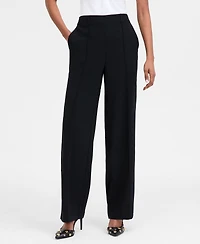 I.n.c. International Concepts Women's Straight-Leg Pull-On Pants, Exclusively at Macy's