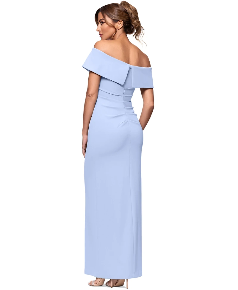 Xscape Off-The-Shoulder Gown