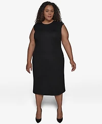 Karl Lagerfeld Paris Plus Sleeveless Sheath Dress