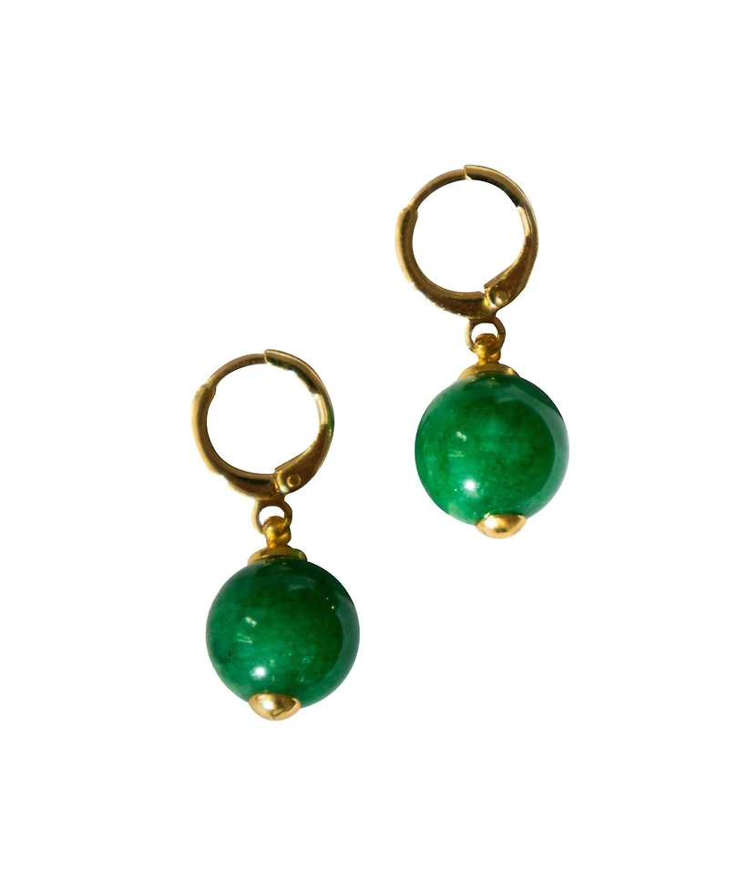 Nadene — Jade drop earrings
