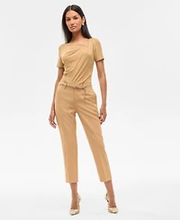 I.N.C. International Concepts Womens Slim Cropped Trousers 0p 18 Exclusively At Macys