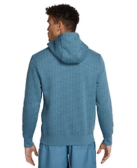 Nike Men's Club Fleece Pull-Over Monogram Hoodie