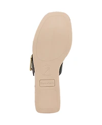 Franco Sarto Women's Taziana Open Square Toe Espadrille Slide Platform Sandals