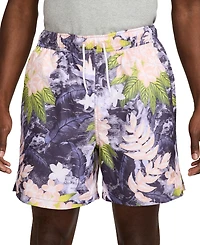 Nike Club Men's Woven Flow Floral Print Drawstring Shorts