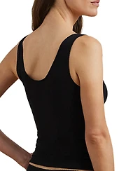 Lauren Ralph Women's Cotton Lace-Trim Tank Top 4L0210