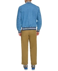 Levi's Men's Denim Full-Zip Varsity Bomber Jacket