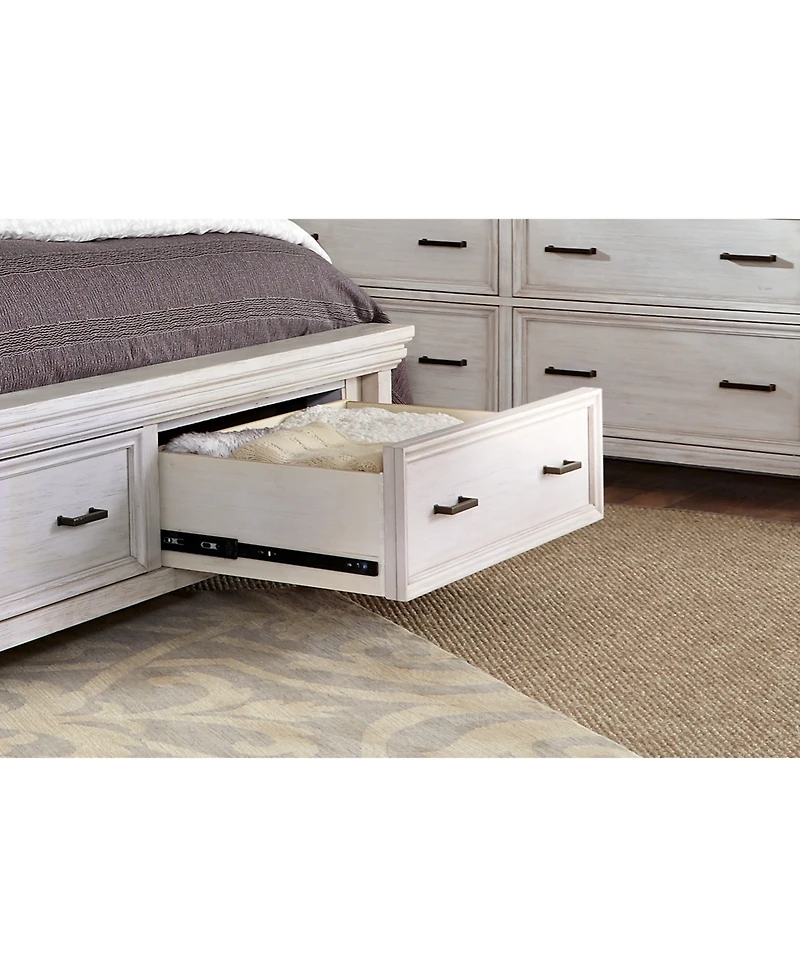 Dawnwood California King Storage Bed