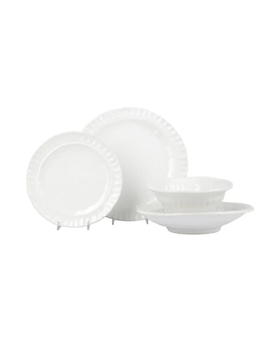 Vietri Pietra Serena Four-Piece Place Setting
