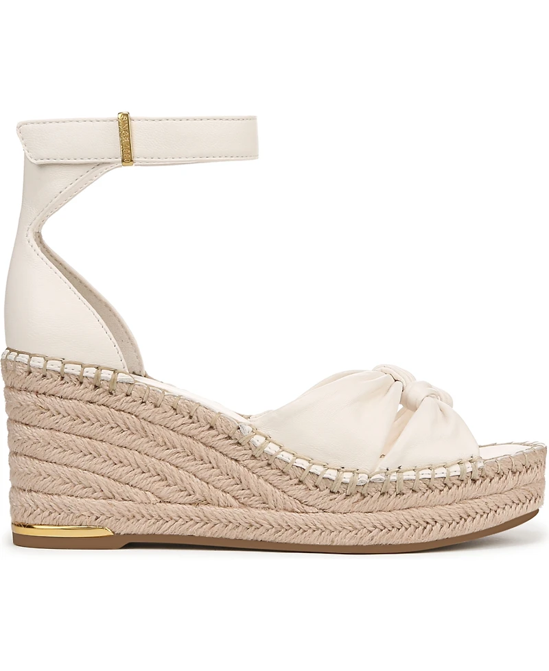 Franco Sarto Women's Clementine Open Toe Espadrille Wedge Sandals