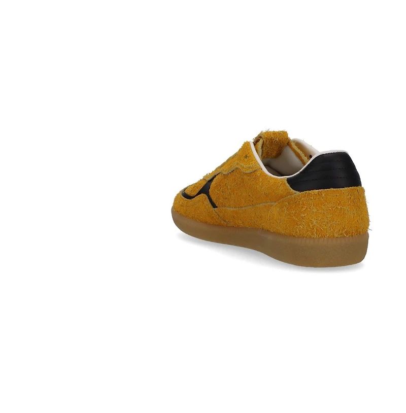 Tb.490 Rife Suede Fuzzy Yellow Leather Sneakers