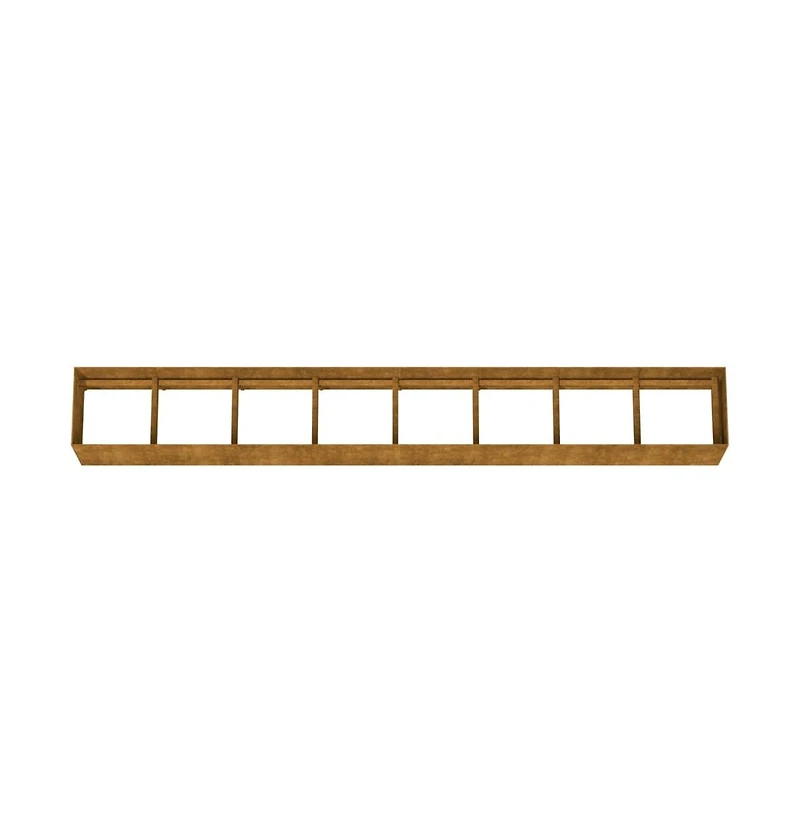 Garden Raised Bed 141.7"x15.7"x15.7" Corten Steel