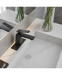 Waterfall Single Hole Single-Handle Low-Arc Bathroom Faucet