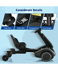 6V Kids Ride on Drift Car with 360° Spin and 2 Adjustable Heights