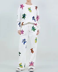 Grateful Dead Dancing Bears Sequin Lounge Pant