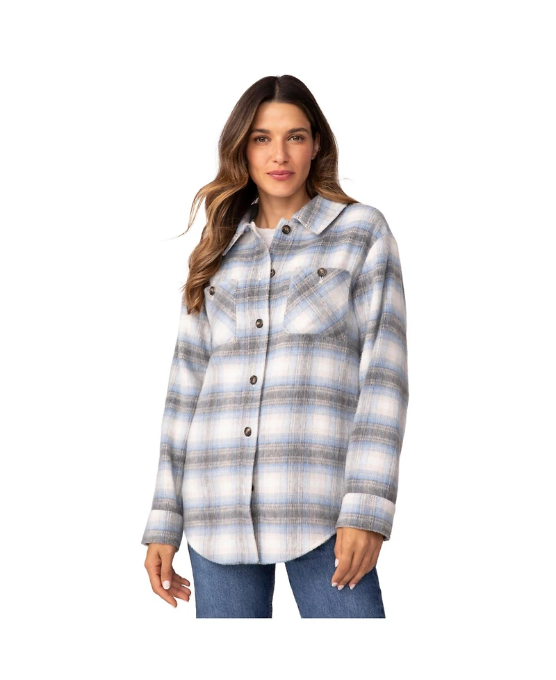 Free Country Women's Plaid Shacket