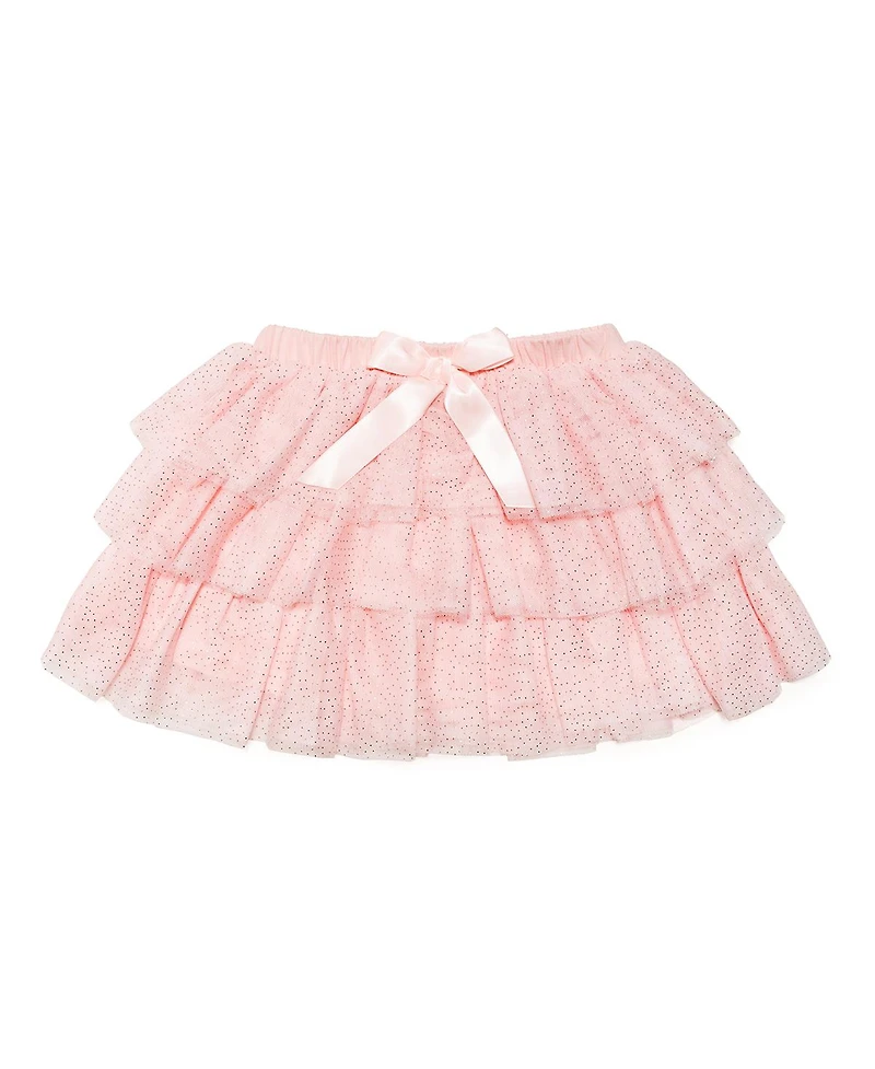 Sweet Wink Little and Big Girls Ballet Bow Tiered Tutu Skirt