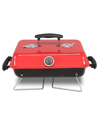 Small Charcoal Grill with Smoker for Outdoor Adventures