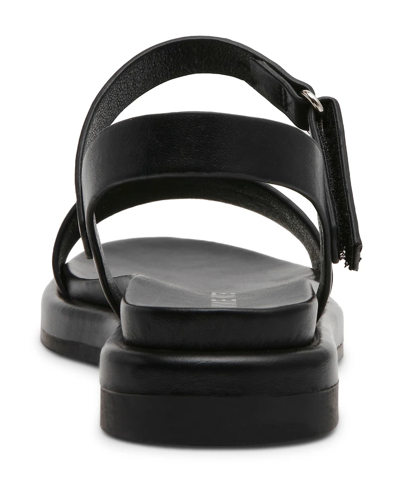 Anne Klein Women's Elani Round Toe Footbed Sandals