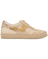 Dolce Vita Women's Notice Beaded Lace-Up Low-Profile Espadrille Sneakers
