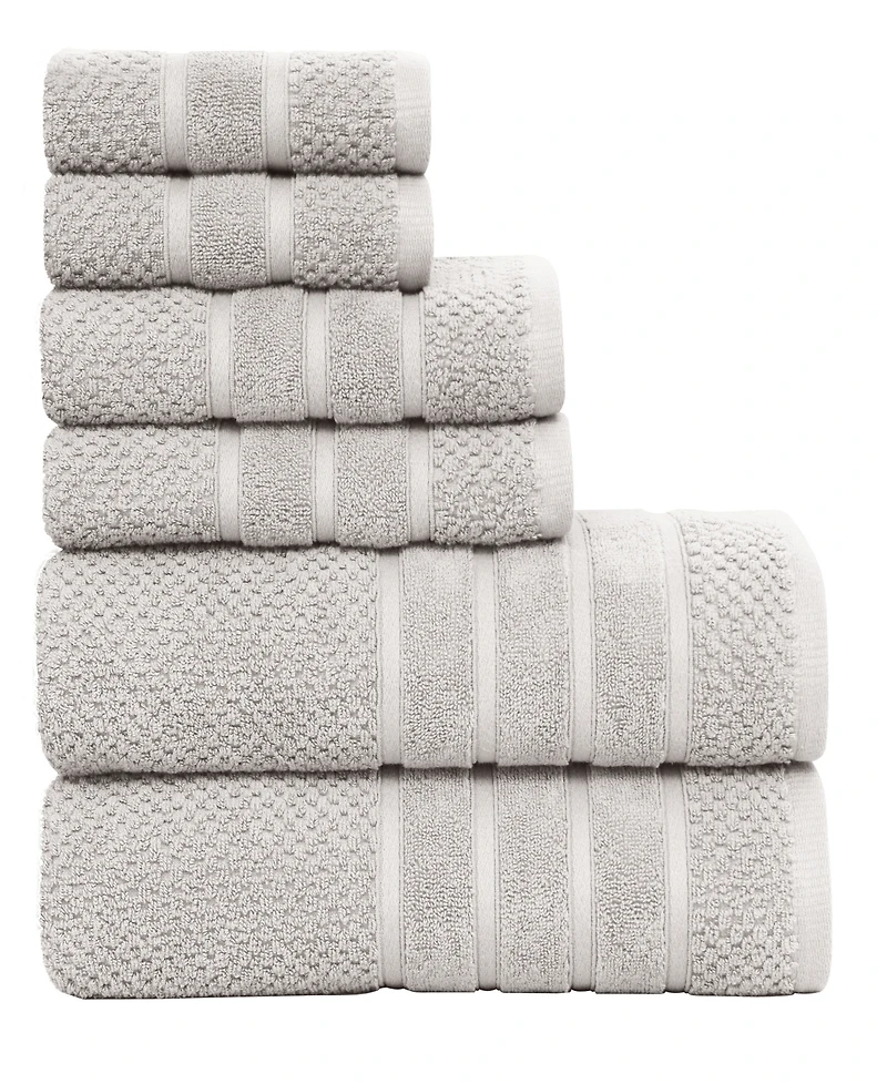 Feather & Stitch, Ny Waffle 6-Pc. Bath Towel Set