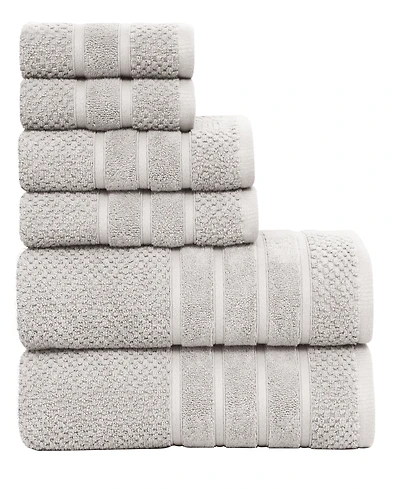 Feather & Stitch, Ny Waffle 6-Pc. Bath Towel Set