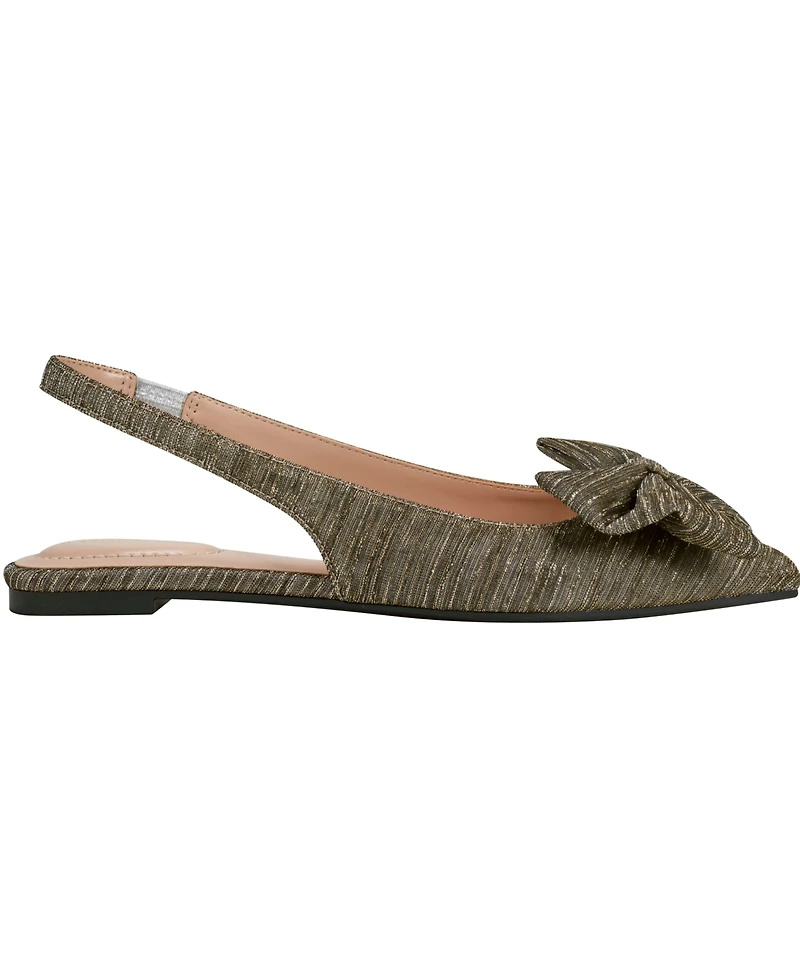Bandolino Women's Simona Bow Slingback Flats