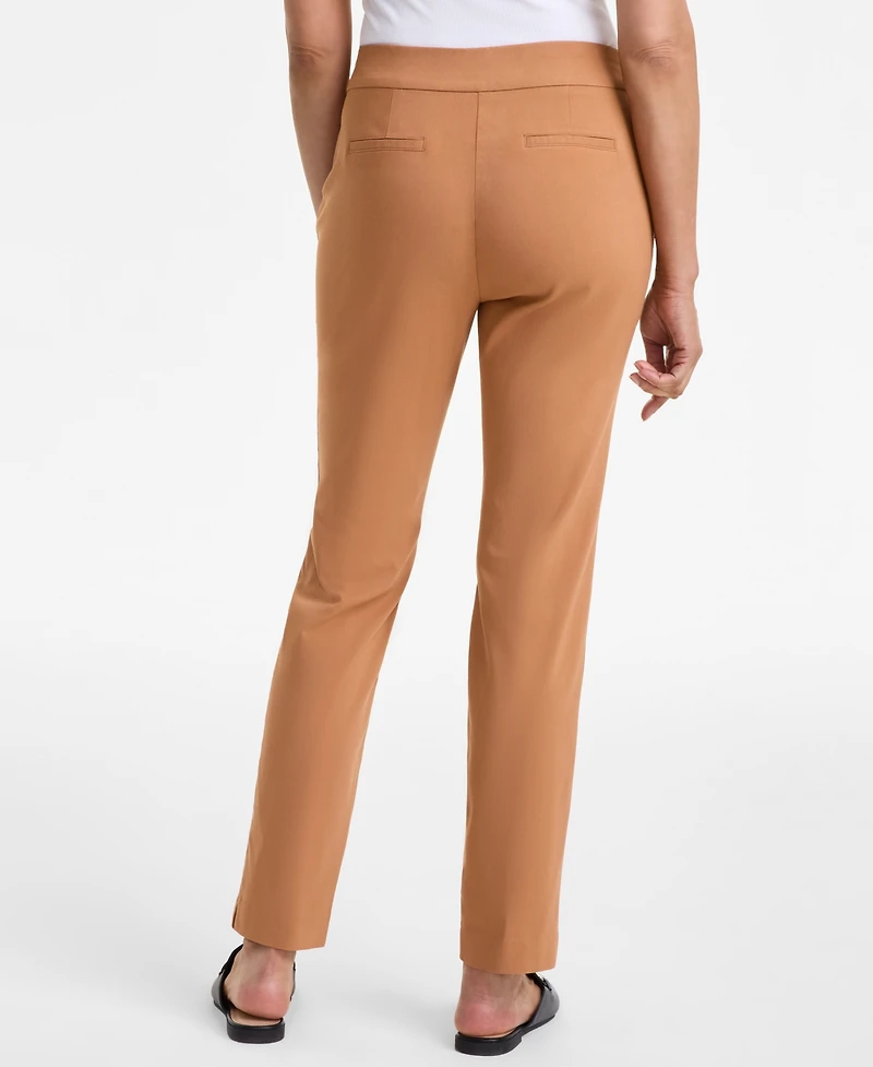Jm Collection Women's Tummy-Control Cambridge Slim-Leg Pull-On Pants, Exclusively at Macy's