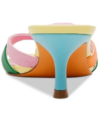 Steve Madden Women's Cary Strappy Kitten-Heel Mule Sandals