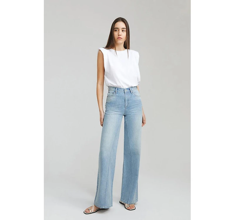 Hey Joanie Women's Angeles High Rise Baggy Jeans