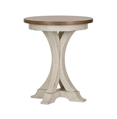 Round Chair Side Table