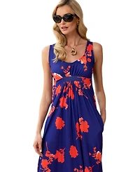 HotSquash London Women's Empire Line Maxi Dress