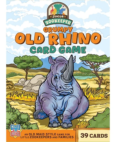 Jr. Zookeeper Grumpy Old Rhino Card Game