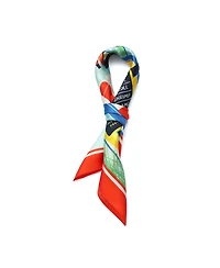 Kate Spade New York Women's Shrimp Shack Silk Bandana Scarf