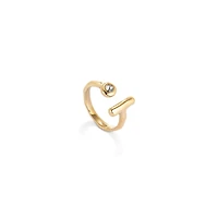 UNOde50 White Open Topaz Ring
