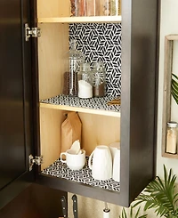 Design Imports Leaf Shelf Liner 2 Pack Set, 12" x 120"
